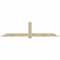 Ekena Millwork Eugene Rough Sawn Timber Gable Bracket, Douglas Fir, 108"W x 27"H x 6"D x 6"F, 6/12 Pitch GBW108X27X0606EUG00RDF - alternate 1